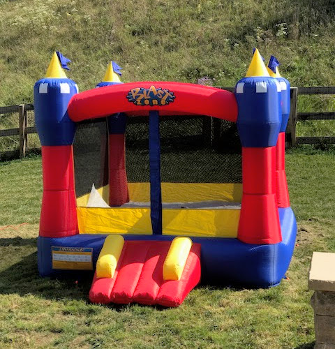 Super Mario Birthday Party - Castle Bounce House